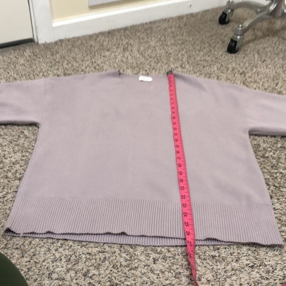 Aritzia Wilfred Sweater Size Large Dusty Purple - Picture 9 of 11
